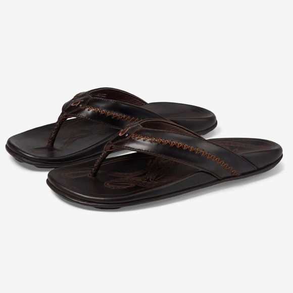 OluKai Mea Ola Dark Java NWT - Picture 1 of 12